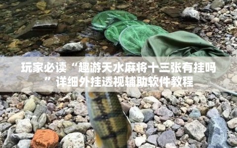 玩家必读“趣游天水麻将十三张有挂吗”详细外挂透视辅助软件教程