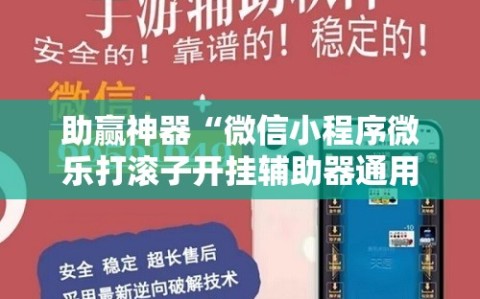 助赢神器“微信小程序微乐打滚子开挂辅助器通用版”详细外挂透视辅助软件教程