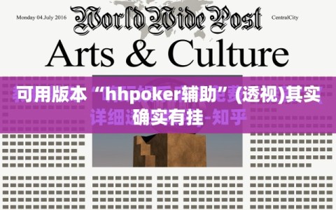 可用版本“hhpoker辅助”(透视)其实确实有挂