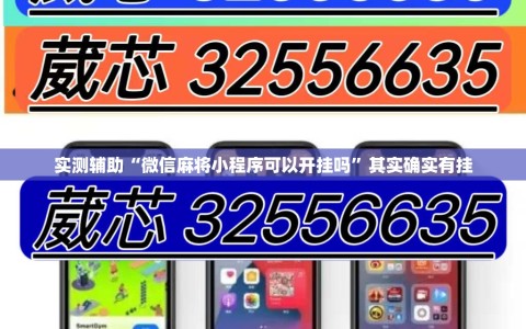 实测辅助“微信麻将小程序可以开挂吗”其实确实有挂