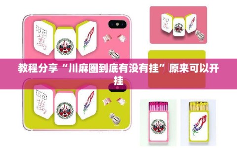 教程分享“川麻圈到底有没有挂”原来可以开挂