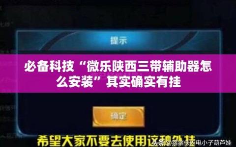 必备科技“微乐陕西三带辅助器怎么安装”其实确实有挂