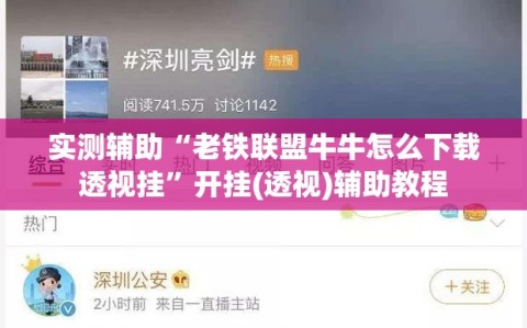 实测辅助“老铁联盟牛牛怎么下载透视挂”开挂(透视)辅助教程