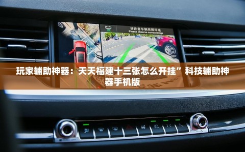玩家辅助神器：天天福建十三张怎么开挂”科技辅助神器手机版