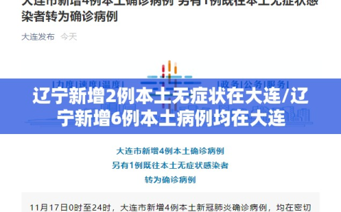 辽宁新增2例本土无症状在大连/辽宁新增6例本土病例均在大连