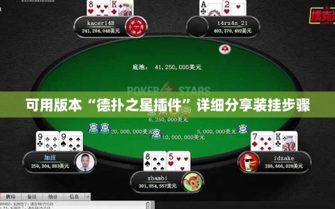 可用版本“德扑之星插件”详细分享装挂步骤