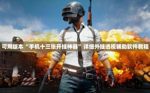 可用版本“手机十三张开挂神器”详细外挂透视辅助软件教程