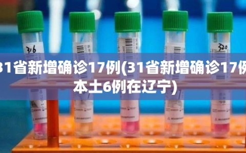 31省新增确诊17例(31省新增确诊17例 本土6例在辽宁)