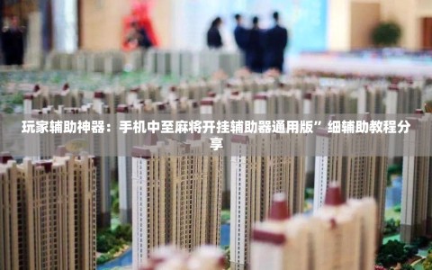 玩家辅助神器：手机中至麻将开挂辅助器通用版”细辅助教程分享