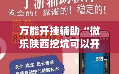 万能开挂辅助“微乐陕西挖坑可以开挂吗”开挂(透视)最新辅助详细