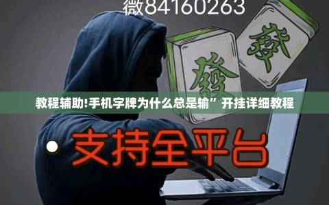教程辅助!手机字牌为什么总是输”开挂详细教程