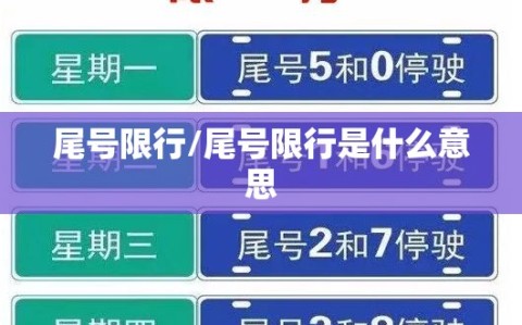尾号限行/尾号限行是什么意思