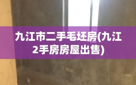 九江市二手毛坯房(九江2手房房屋出售)