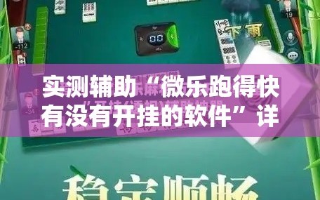 实测辅助“微乐跑得快有没有开挂的软件”详细外挂透视辅助软件教程