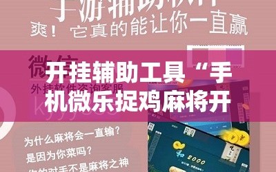 开挂辅助工具“手机微乐捉鸡麻将开挂辅助器通用版”开挂辅助脚本+详细开挂安装教程