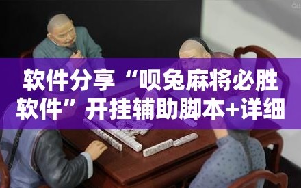 软件分享“呗兔麻将必胜软件”开挂辅助脚本+详细开挂安装教程