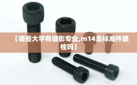 【哪些大学有摄影专业,m14是标准件螺栓吗】
