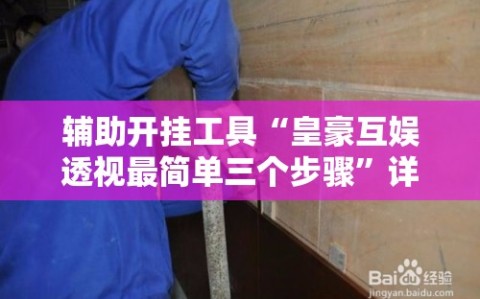 辅助开挂工具“皇豪互娱透视最简单三个步骤”详细外挂透视辅助软件教程