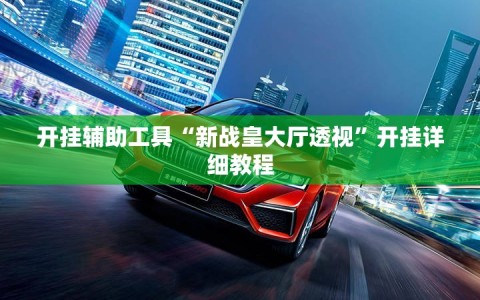 开挂辅助工具“新战皇大厅透视”开挂详细教程
