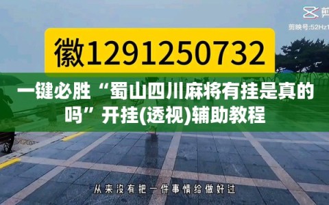 一键必胜“蜀山四川麻将有挂是真的吗”开挂(透视)辅助教程