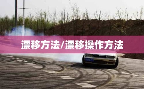 漂移方法/漂移操作方法