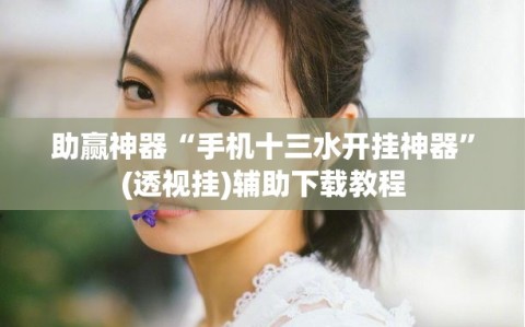助赢神器“手机十三水开挂神器”(透视挂)辅助下载教程
