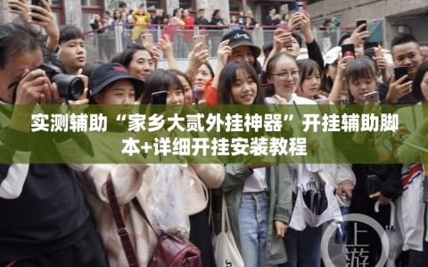 实测辅助“家乡大贰外挂神器”开挂辅助脚本+详细开挂安装教程
