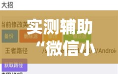 实测辅助“微信小程序微乐卡五星开挂辅助器通用版”开挂(透视)辅助神器