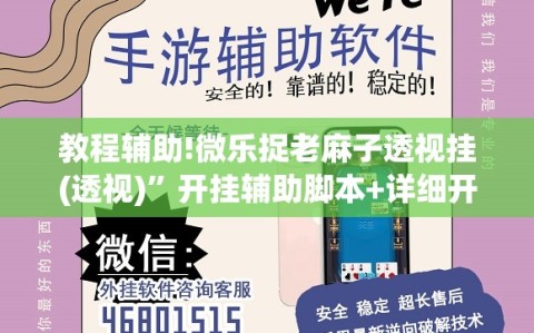 教程辅助!微乐捉老麻子透视挂(透视)”开挂辅助脚本+详细开挂安装教程