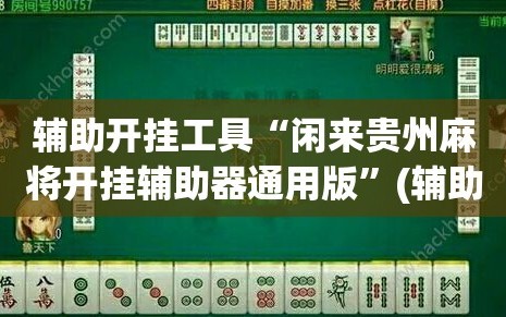 辅助开挂工具“闲来贵州麻将开挂辅助器通用版”(辅助神器)开挂详细教程