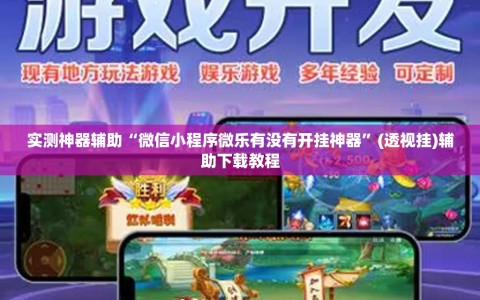 实测神器辅助“微信小程序微乐有没有开挂神器”(透视挂)辅助下载教程
