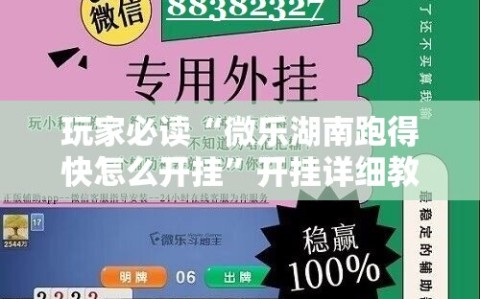 玩家必读“微乐湖南跑得快怎么开挂”开挂详细教程