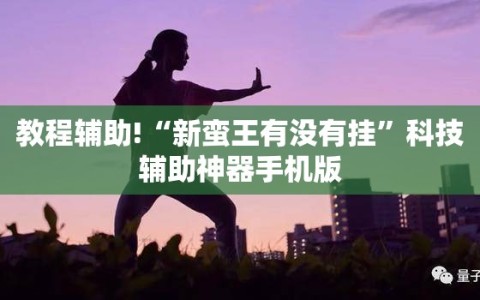 教程辅助!“新蛮王有没有挂”科技辅助神器手机版