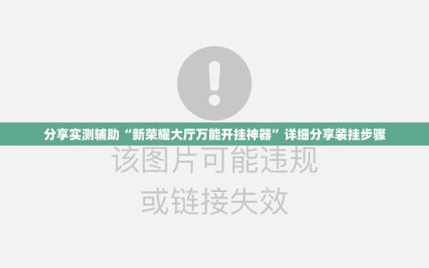 分享实测辅助“新荣耀大厅万能开挂神器”详细分享装挂步骤