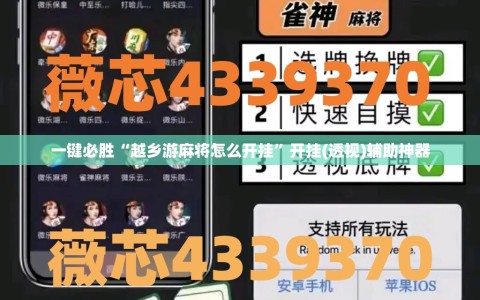 一键必胜“越乡游麻将怎么开挂”开挂(透视)辅助神器