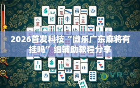 2026首发科技“微乐广东麻将有挂吗”细辅助教程分享