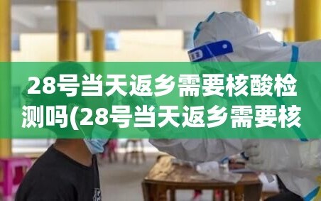 28号当天返乡需要核酸检测吗(28号当天返乡需要核酸检测吗北京)