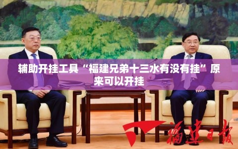 辅助开挂工具“福建兄弟十三水有没有挂”原来可以开挂