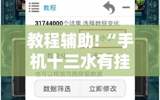 教程辅助!“手机十三水有挂码”详细开挂教程