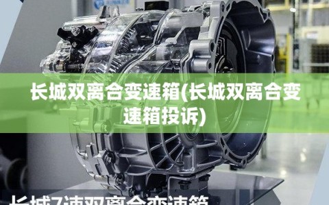 长城双离合变速箱(长城双离合变速箱投诉)