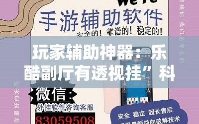 玩家辅助神器：乐酷副厅有透视挂”科技辅助神器手机版