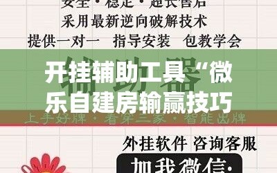 开挂辅助工具“微乐自建房输赢技巧”(辅助神器)开挂详细教程