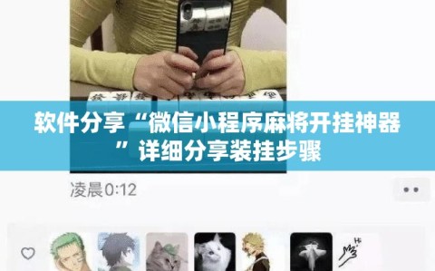 软件分享“微信小程序麻将开挂神器”详细分享装挂步骤
