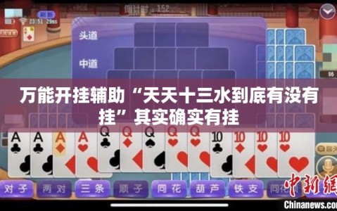 万能开挂辅助“天天十三水到底有没有挂”其实确实有挂