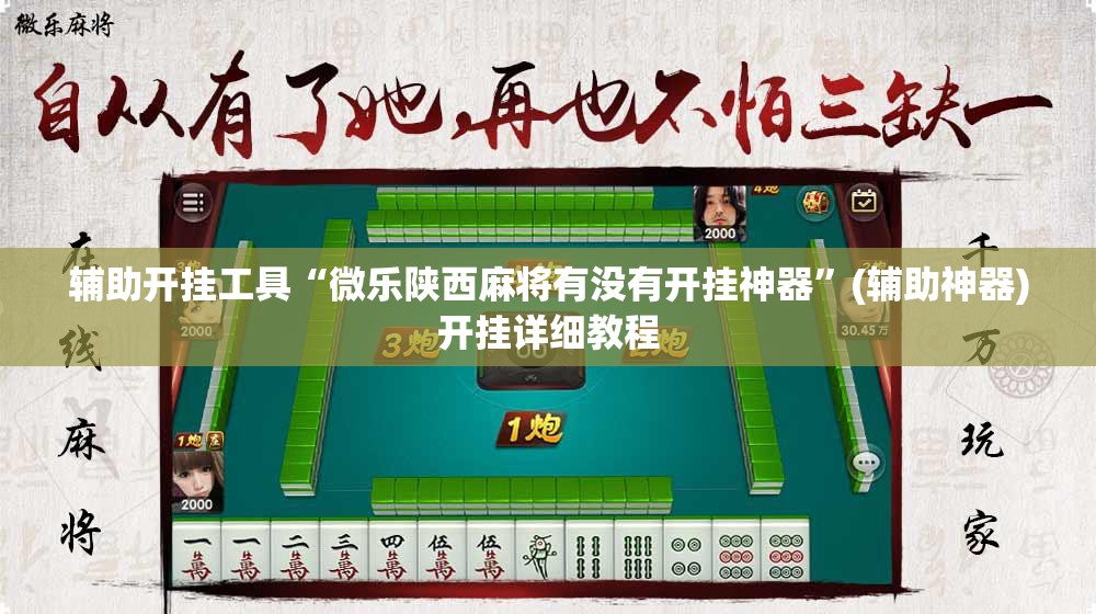 辅助开挂工具“微乐陕西麻将有没有开挂神器	”(辅助神器)开挂详细教程