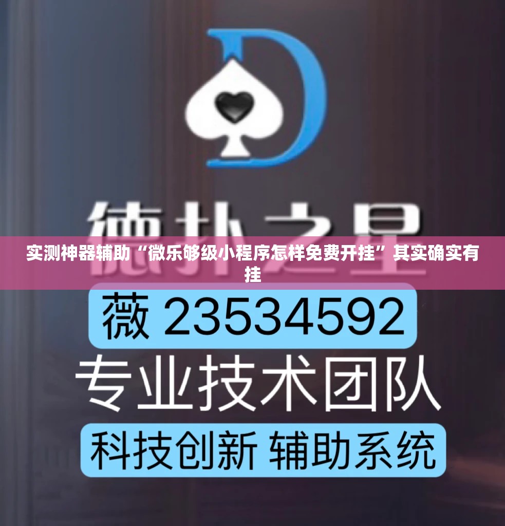 实测神器辅助“微乐够级小程序怎样免费开挂”其实确实有挂