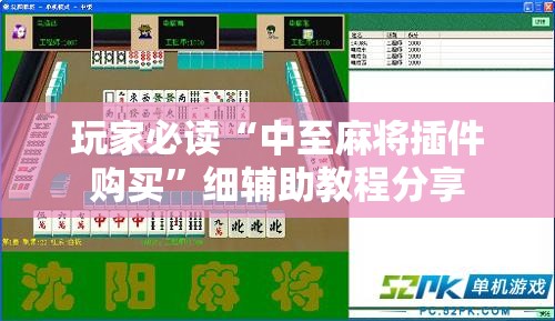 玩家必读“中至麻将插件购买	”细辅助教程分享