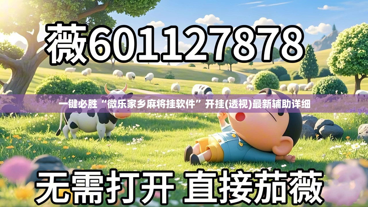 一键必胜“微乐家乡麻将挂软件”开挂(透视)最新辅助详细