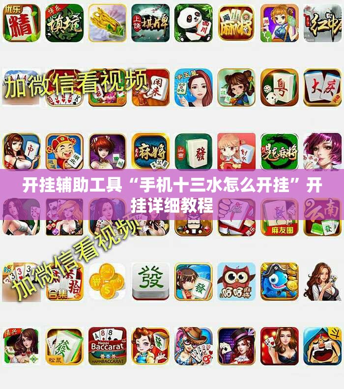 开挂辅助工具“手机十三水怎么开挂”开挂详细教程