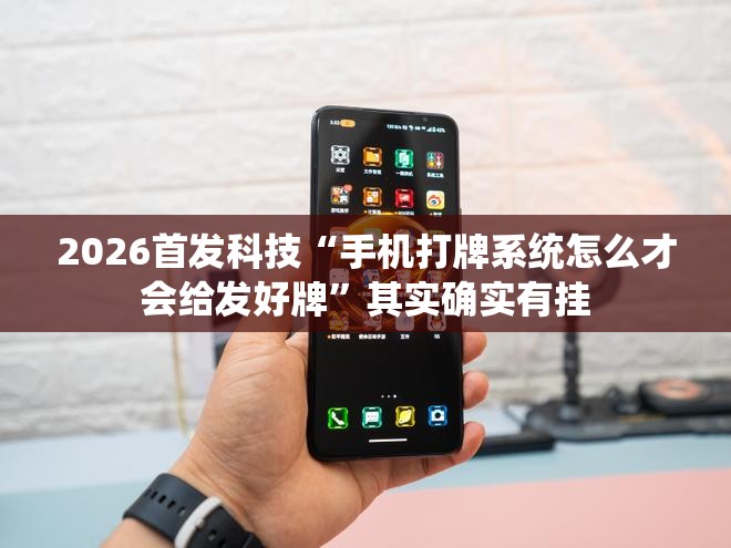 2026首发科技“手机打牌系统怎么才会给发好牌”其实确实有挂